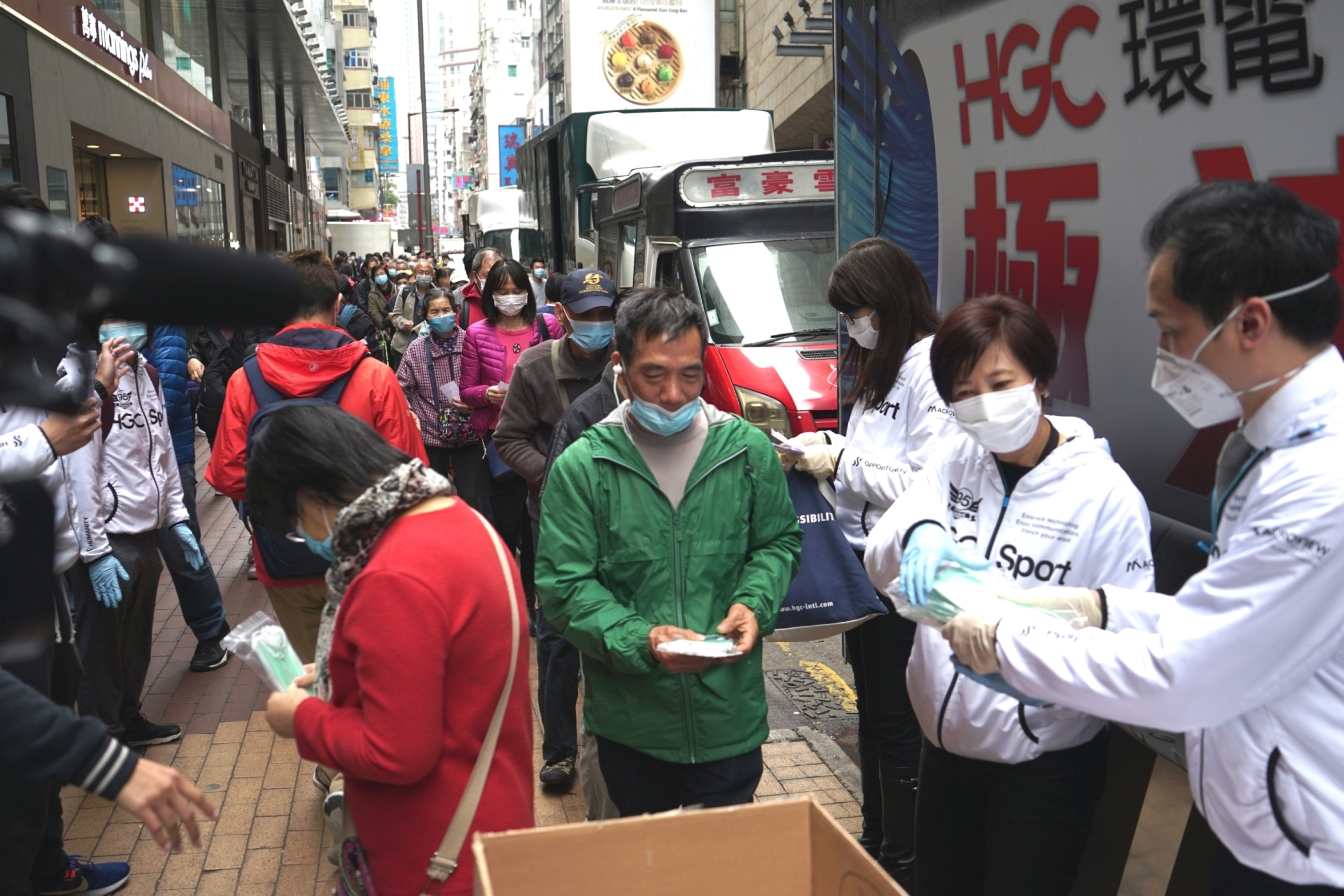 Hgc Distributes 50000 Medical Masks To Hong Kong Citizens 2